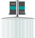 Square Rain Shower Head, High Flow Stainless Steel, Work by AULEEND