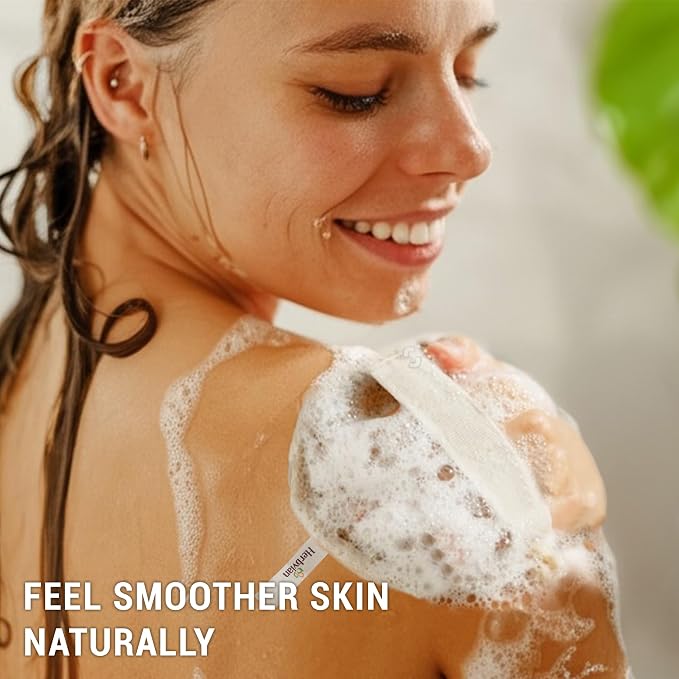 Vietnamese Natural Loofah Exfoliating Body Scrubber Pads, 100% Plant-Based - Image 6