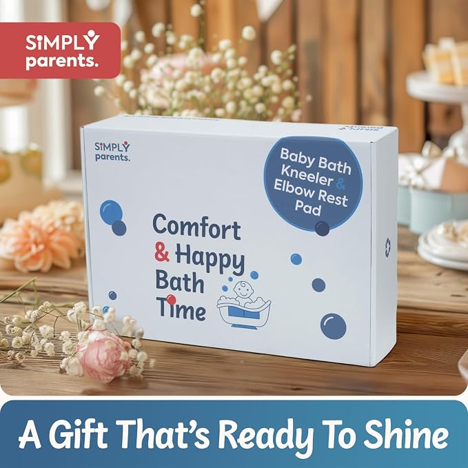 Simply Parents Comfortable Baby Bath Kneeler and Elbow Rest Pad Set - Image 3