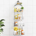 ODesign 4 Tier Height-Adjustable Shower Caddy Hanging Anti-Swing-Over The by ODesign