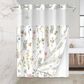 No Hook Shower Curtain Set by Mightree