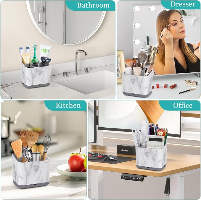 Toothbrush Holders for Bathrooms, Tooth Brush Holder for Bathroom Countertop - Image 7