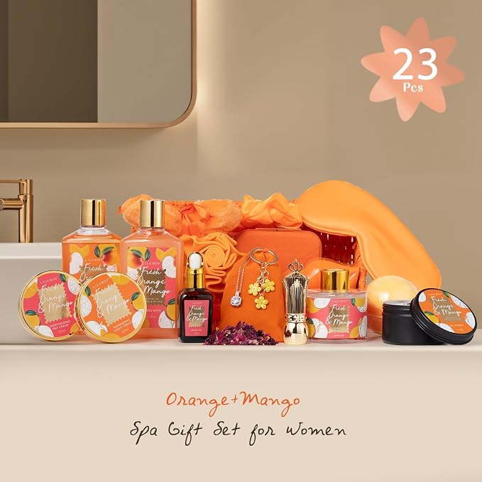 Christmas Gifts for Women Gift- 23-Piece Bath & Body Gift Basket Set for Women - Image 7