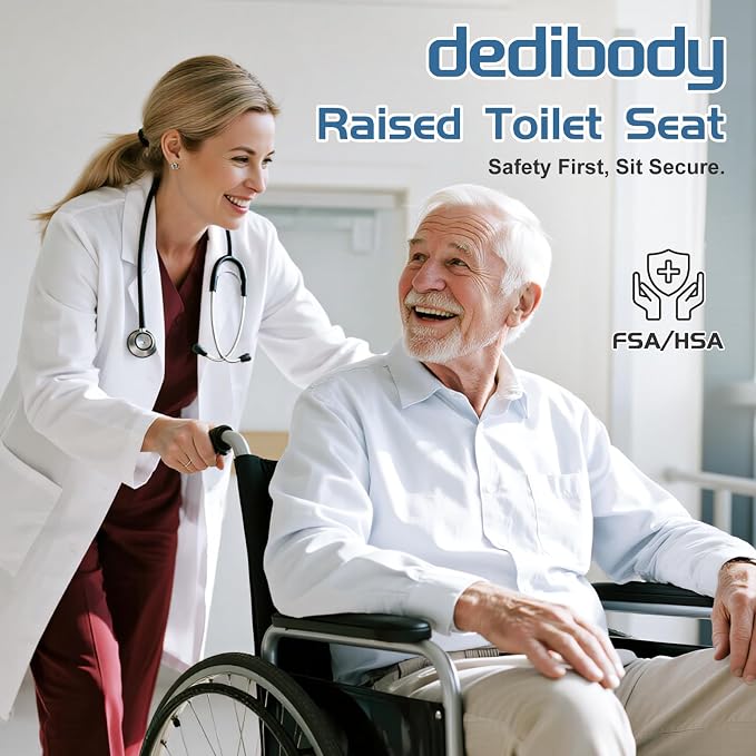 Toilet Seat Risers for Seniors, Raised Toilet Seat - Image 6
