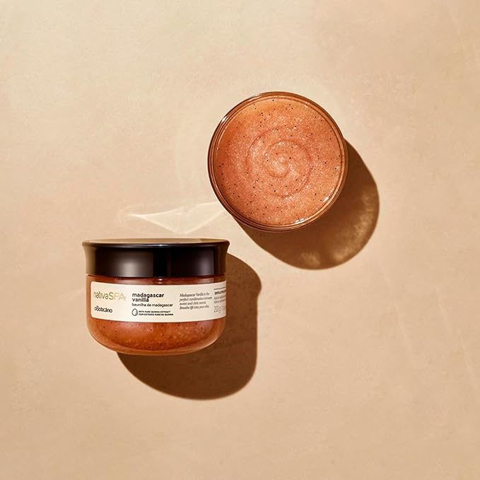 Nativa SPA by O Boticário Madagascar Vanilla Exfoliating Body Scrub, Hydrating - Image 3