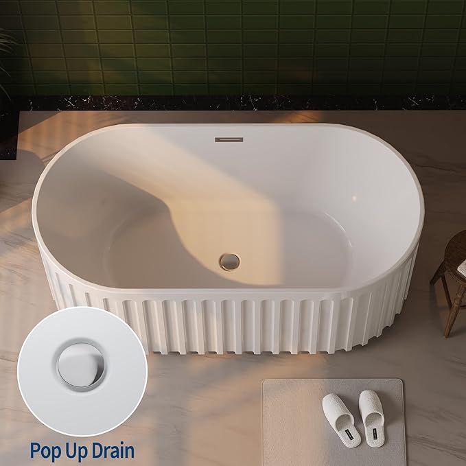 59-in Freestanding Bathtub - Image 3