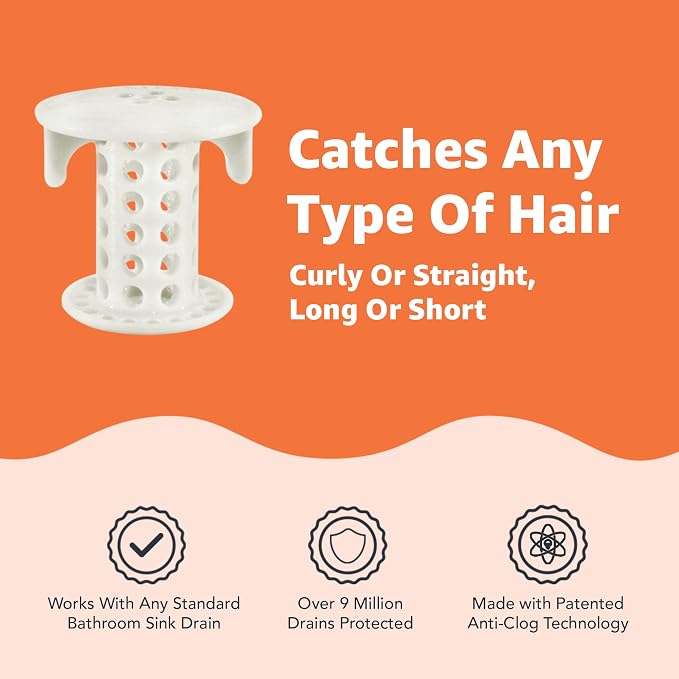 SinkShroom The Revolutionary Sink Drain Protector Hair Catcher/Strainer/Snare - Image 3