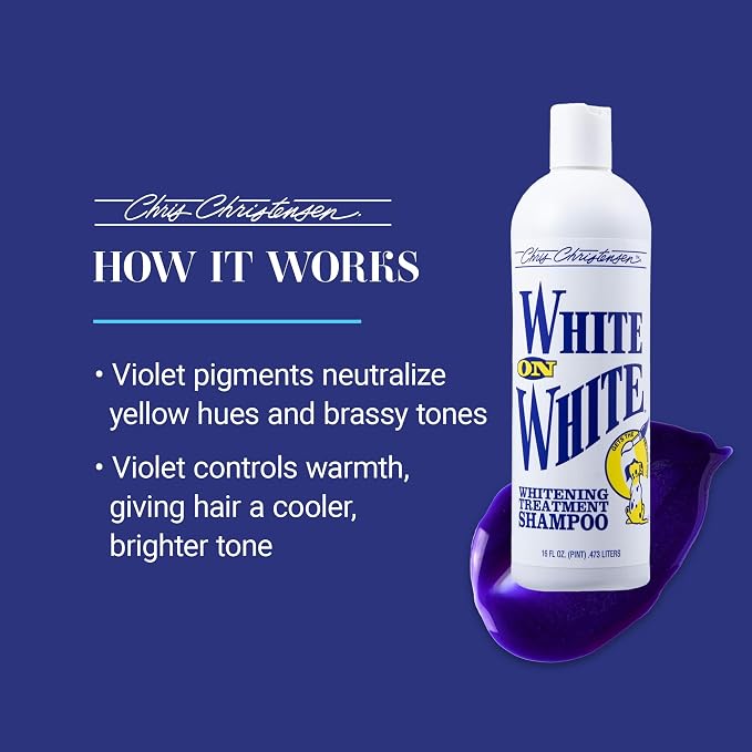 Chris Christensen White on White Whitening Treatment Dog Shampoo - Image 7