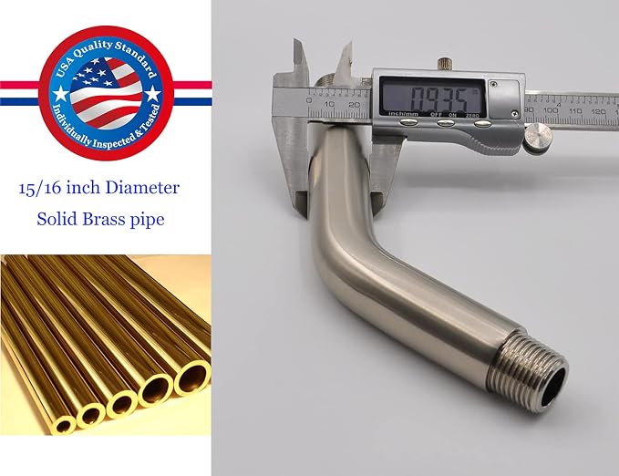 Aquaiaw Only Produce and Sell Solid Brass Shower Arms. Aquaiaw Shower Arm and - Image 3