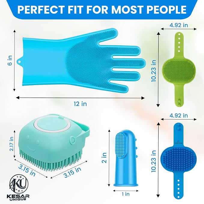 Dog Bathing Supplies – 8PCS Pet Shower & Grooming Kit - Image 3