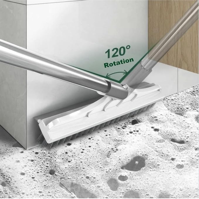 2 in 1 Cleaning Floor Scrub Brush Floor Brush Scrubber New Upgraded 53.5" Long - Image 5