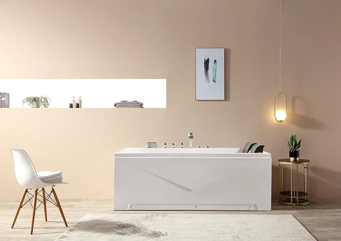 Empava Whirlpool Bathtub 71 Inch, 2 Person Whirlpool Tubs - Image 11
