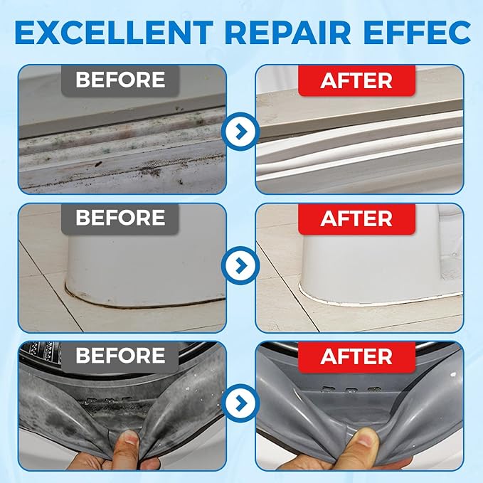 Mold Stain Remover Gel, Heavy Duty Washing Machine Cleaner, Use on Home Sink - Image 6