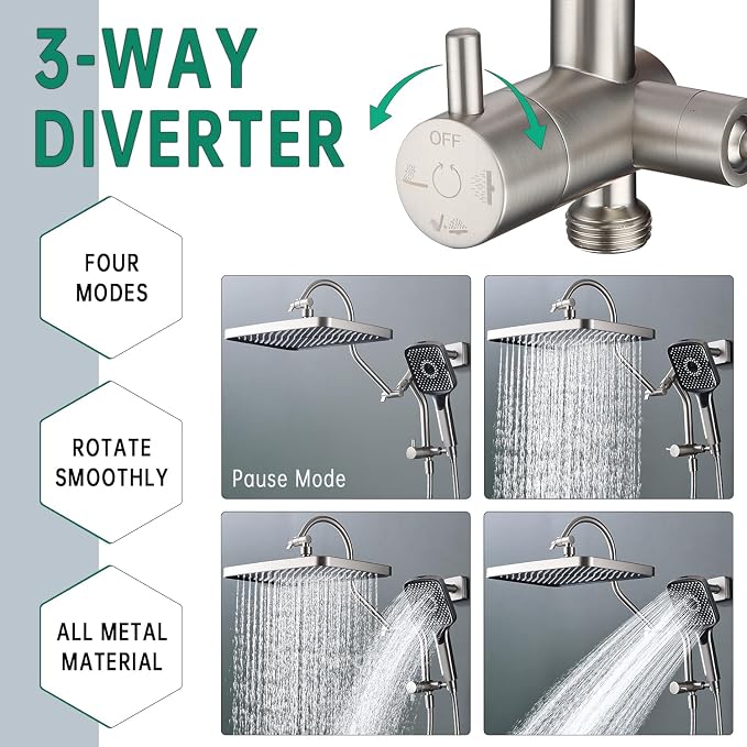 13 Inch Rainfall Shower Head - Image 3