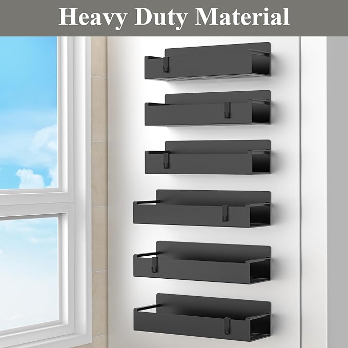 6 Pack Magnetic Spice Rack Organizer - Image 4