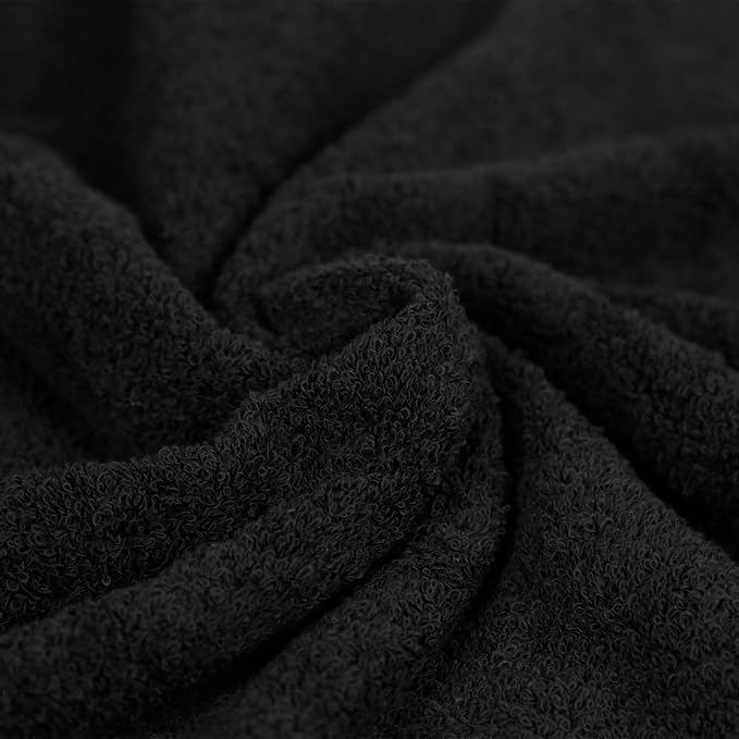 Amazon Basics 6 Piece Oversized Fade resistant Towel set, 100% Cotton towels - Image 5