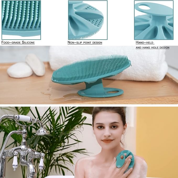 INNERNEED Soft Silicone Body Cleansing Brush Shower Scrubber, - Image 7
