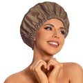 Reusable Shower Cap for Women, Large Waterproof Shower Bonnet Washable Elastic by Edoneery