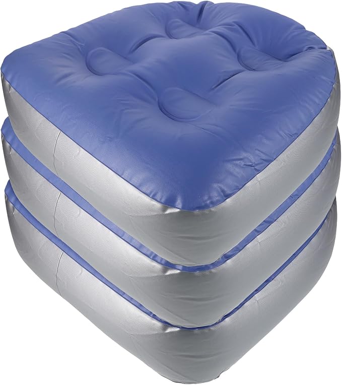 TOYANDONA 3PCS Inflatable Seat Cushion: Comfortable Inflatable Bathtub Cushion by TOYANDONA