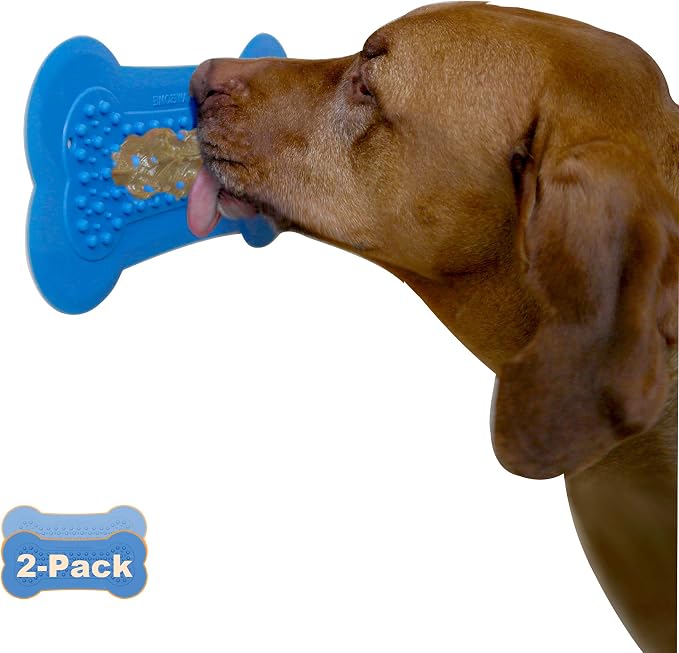 Lick Lick Pad Dog Accessories | Pet Shower Attachment | Dog Peanut Butter Lick by PerfectCurve