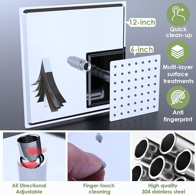 Enga Dual Shower Head Shower System - Image 7
