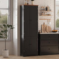 72.2'' Tall Storage Cabinet, 4 Door Kitchen Cabinets by LotaToolsPremiumSelection