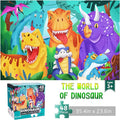 Jumbo Floor Puzzle for Kids Dinosaur Jigsaw Large Puzzles 48 Piece Ages 3-6 for by IFLOVE