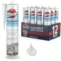 Kraken Bond Premium Kitchen and Bathroom Silicone Caulk Clear by KRAKENBOND