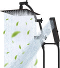 Hibbent All Metal CUPC Certified 8'' Rain Shower Head, Dual Shower Head Combo by Hibbent