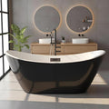 Freestanding Bathtub 59 Inch – Compact Free Standing Bath Tub by Unknown