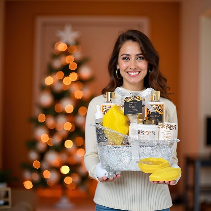 Spa Gift Basket, Luxury bath kit Christmas Gifts - Image 3