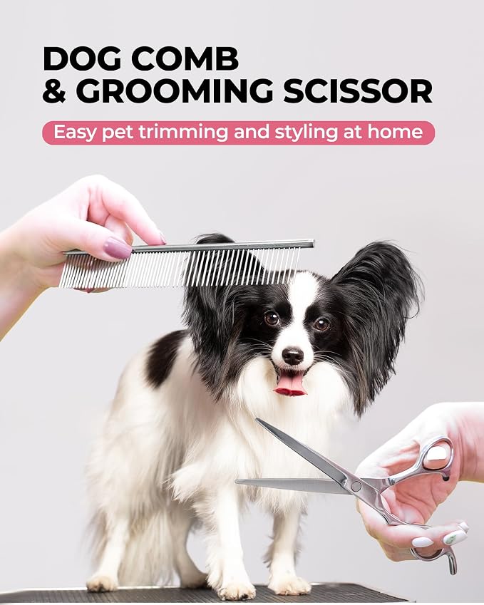 Dog Brush for Shedding Grooming, 6 Pack Long-Pin Brush Set for Long Haired Dog - Image 5
