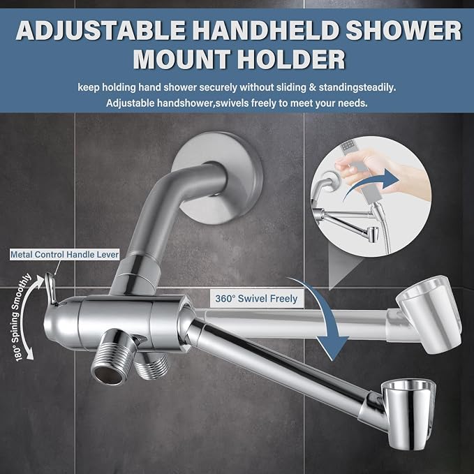 YDmeet All Metal Shower Diverter Valve - Image 4