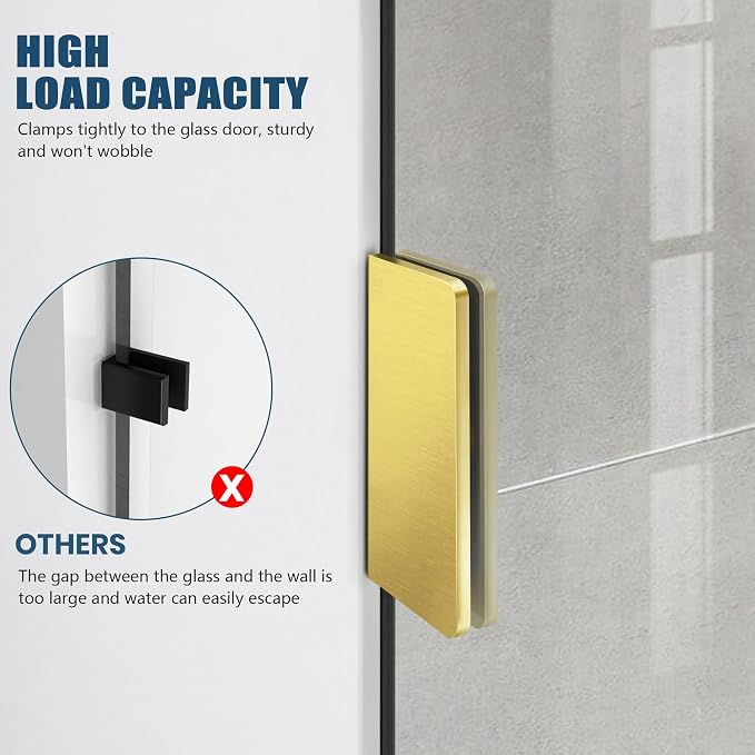 Bathroom Shower Door, 3/8" Glass Shower Doors - Image 3