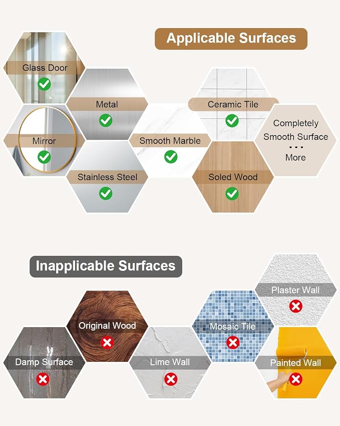 JOTPE Suction Cup Shower Shelf, Removable Shower Caddy Suction Cup - Image 5