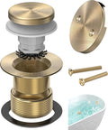 Brushed Gold Tub Drain Kit by AllProducts