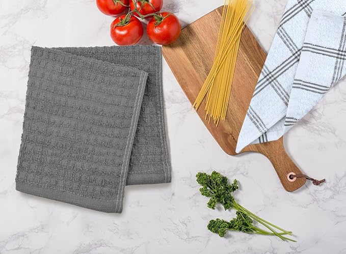 DAN RIVER Premium Dish Cloth 100% Cotton 12 X 12 Inches |Pack of 8|-Ultra Soft - Image 7
