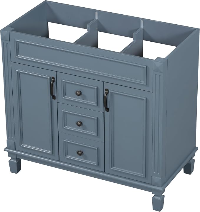 Favfurish 36" Bathroom Vanity Without Top Sink, Modern Freestanding Bath - Image 5