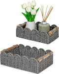 CubesLand Scalloped Edge Decor Baskets by CubesLand