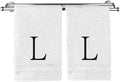 Monogrammed Hand Towel, Personalized Initial Gift, Extra Absorbent 100% Turkish by BareCotton