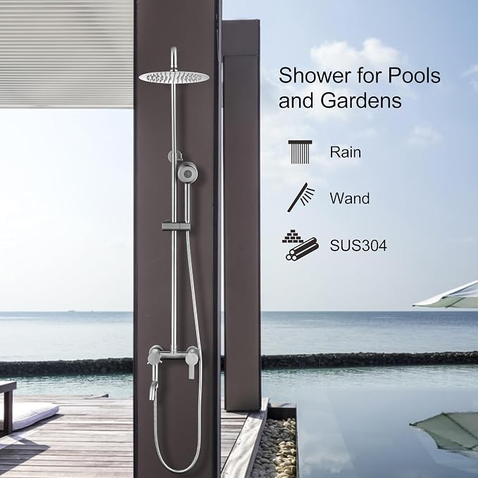 Shower Faucet - Shower Faucets Sets Complete, Shower System - Outdoor Shower - Image 2