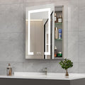 New LED Bathroom Mirror 16 * 24 Stepless Dimmable Wall Mirrors by Unknown
