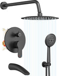 Gabrylly Black Bathtub Shower Faucet Set by GABRYLLY