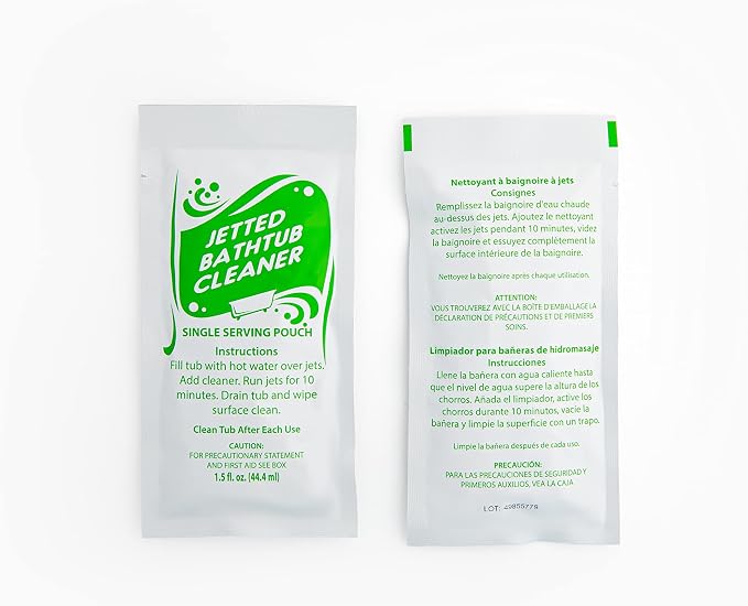 Oh Yuk Jetted Bathtub Cleaner Concentrate Case of 100 1.5 Ounce Pouches - Image 2