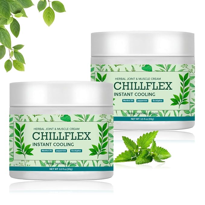 CHILLFLEX Menthol Soothing Cream, Cooling Soothing Gel, Joint Activities by MQG
