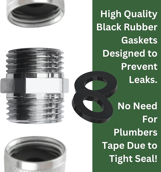 High Sierra® - Shower Hose Connector - Extends The Length of Any Shower Hose - - Image 4