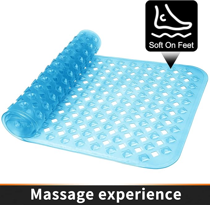 Yimobra Bathtub Mat Non Slip, Super Strong Suction Cups, 27.5"x15.5" Long - Image 8