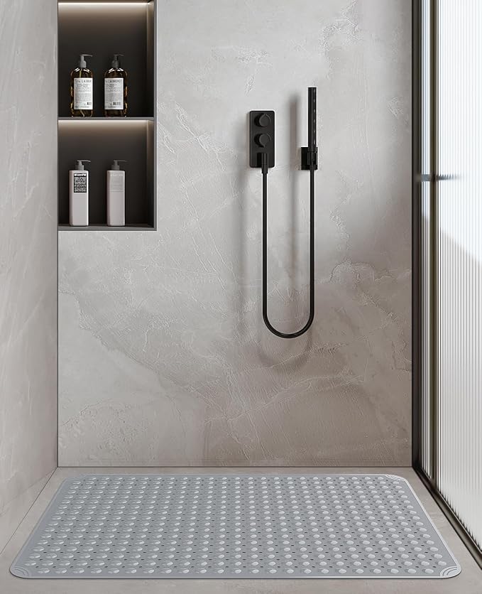 Yolife Extra Large TPE Shower Mat, 47.2" L x 31.5" W Anti Slip Bath Mat - Image 6