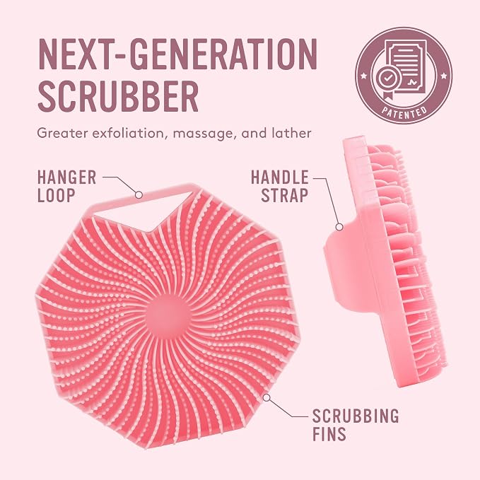 Sud Scrub® Antimicrobial Silicone Body Scrubber, Exfoliating Body Scrubber - Image 5