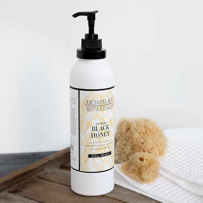 Archipelago Botanicals Black Honey Lotion, Hydrating Body Lotion - Image 3